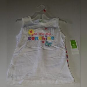 Bobbie Brooks Girl's Knit Tank And Shorts Outfit**NWT**You Are My Sunshine**4T